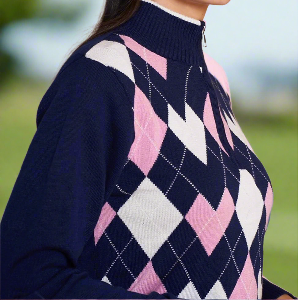 Fall Argyle Sweater