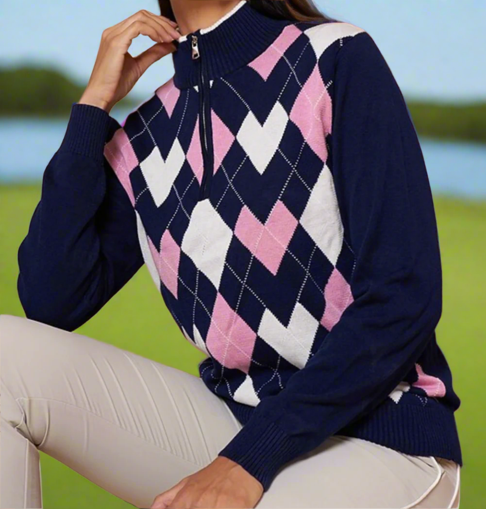 Fall Argyle Sweater