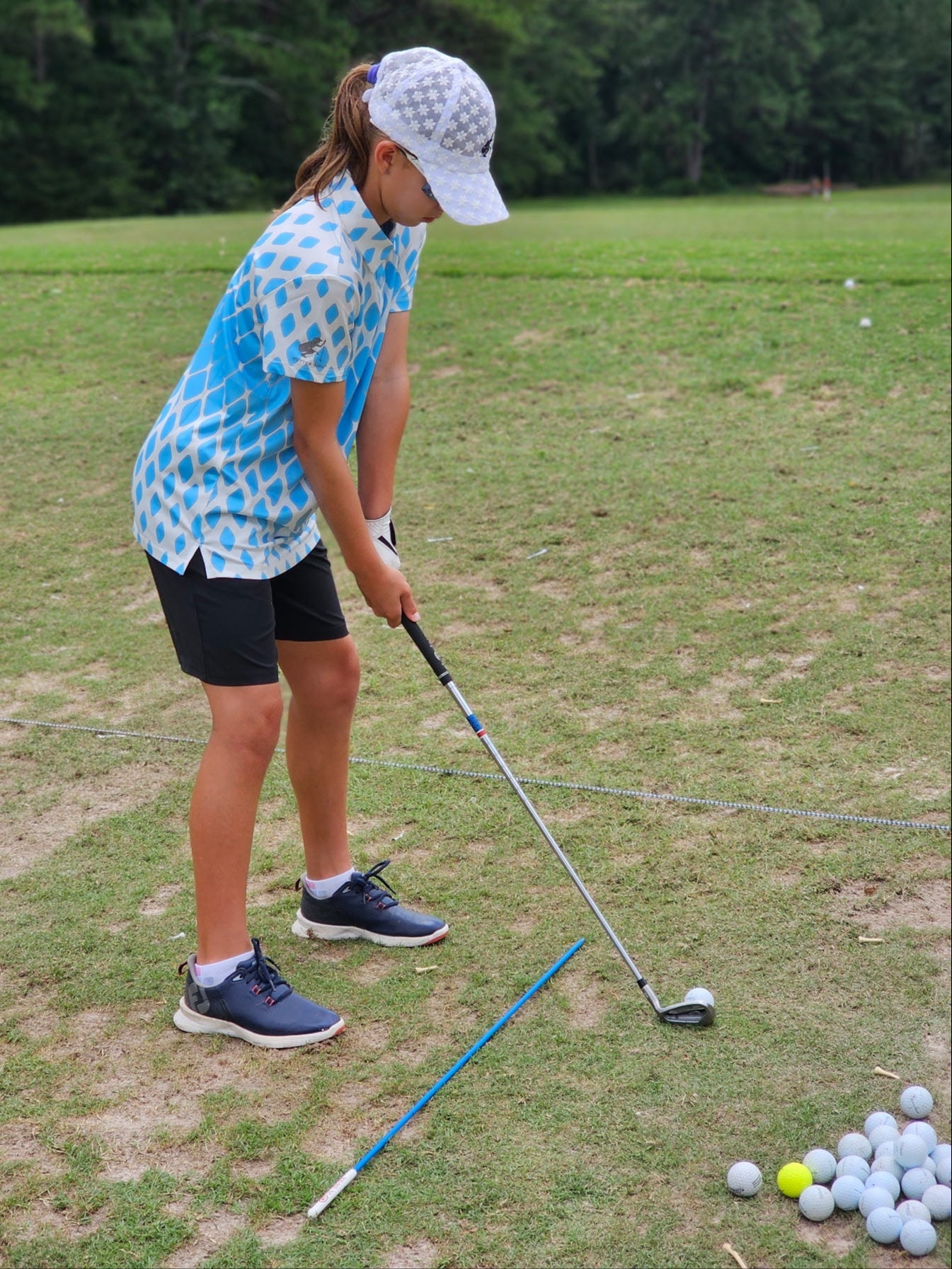 Blue Diamond Short Sleeve Polo