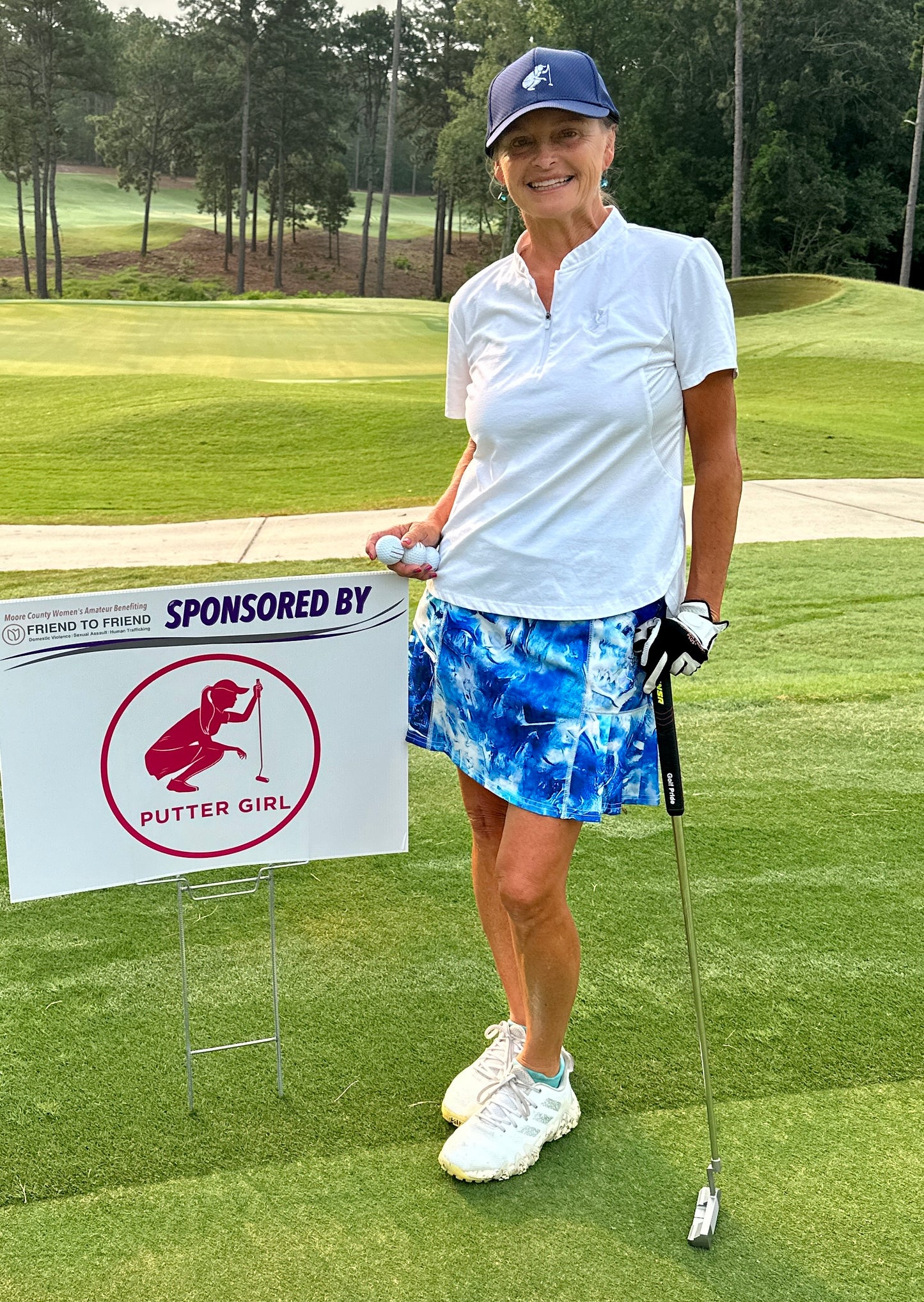 Putter Girl "Ocean" Everywhere Skirt