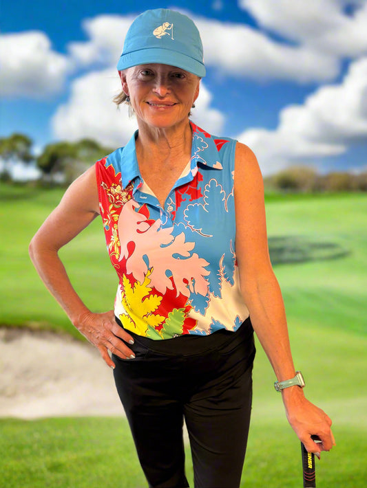 The Scallop Sleeveless Polo