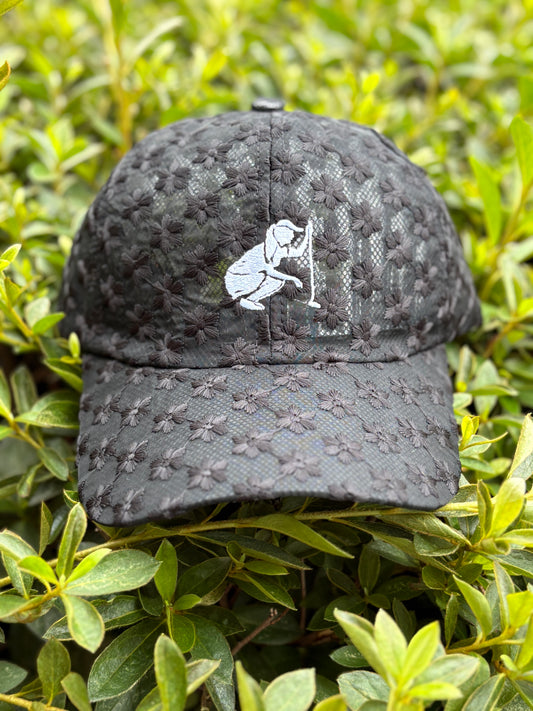 The Lacy Hat- Black