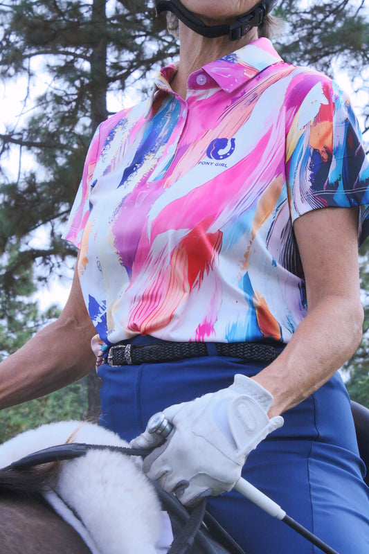 Painted Pony Short Sleeve Polo