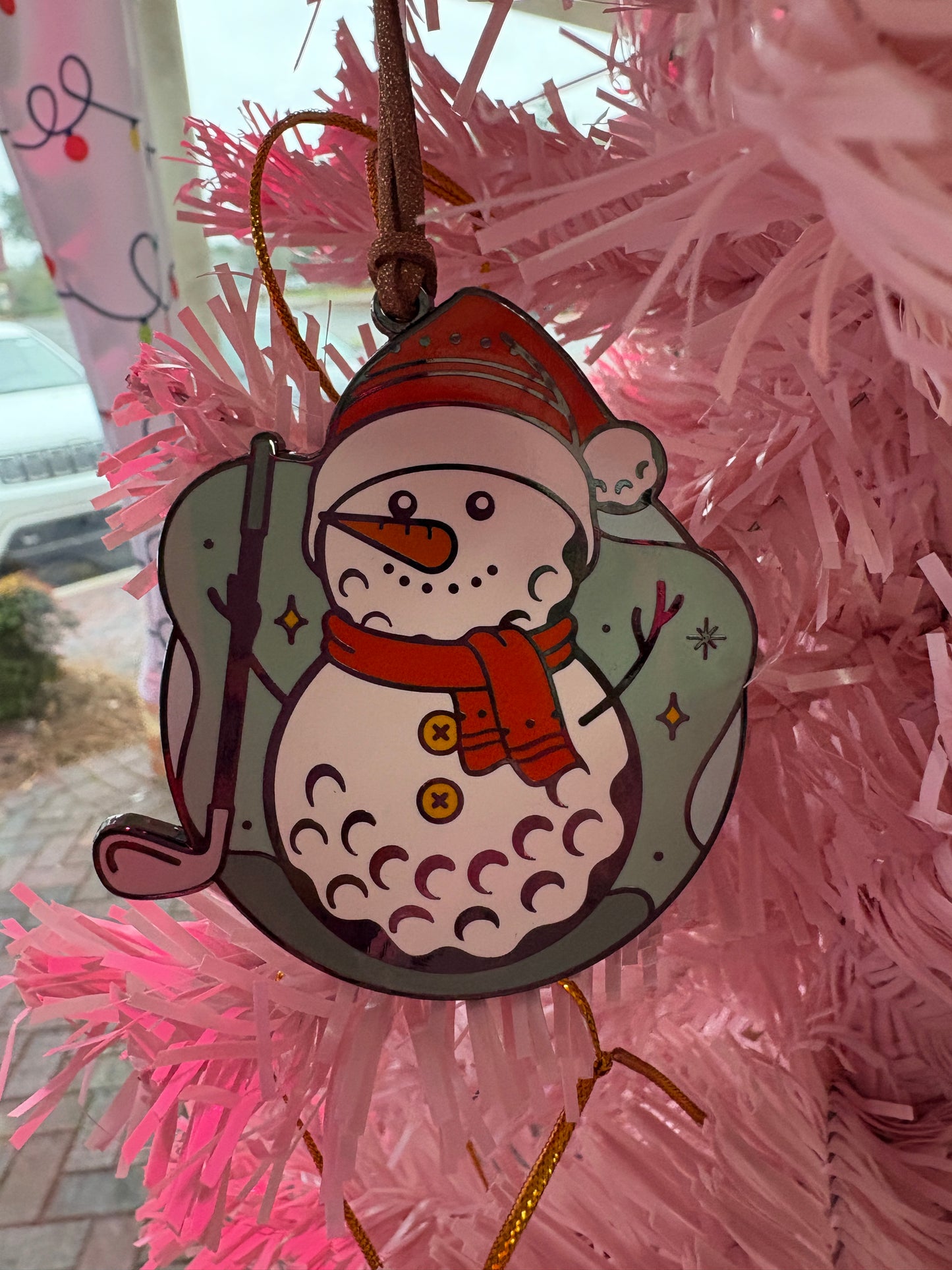 Putter Girl Christmas Ornaments