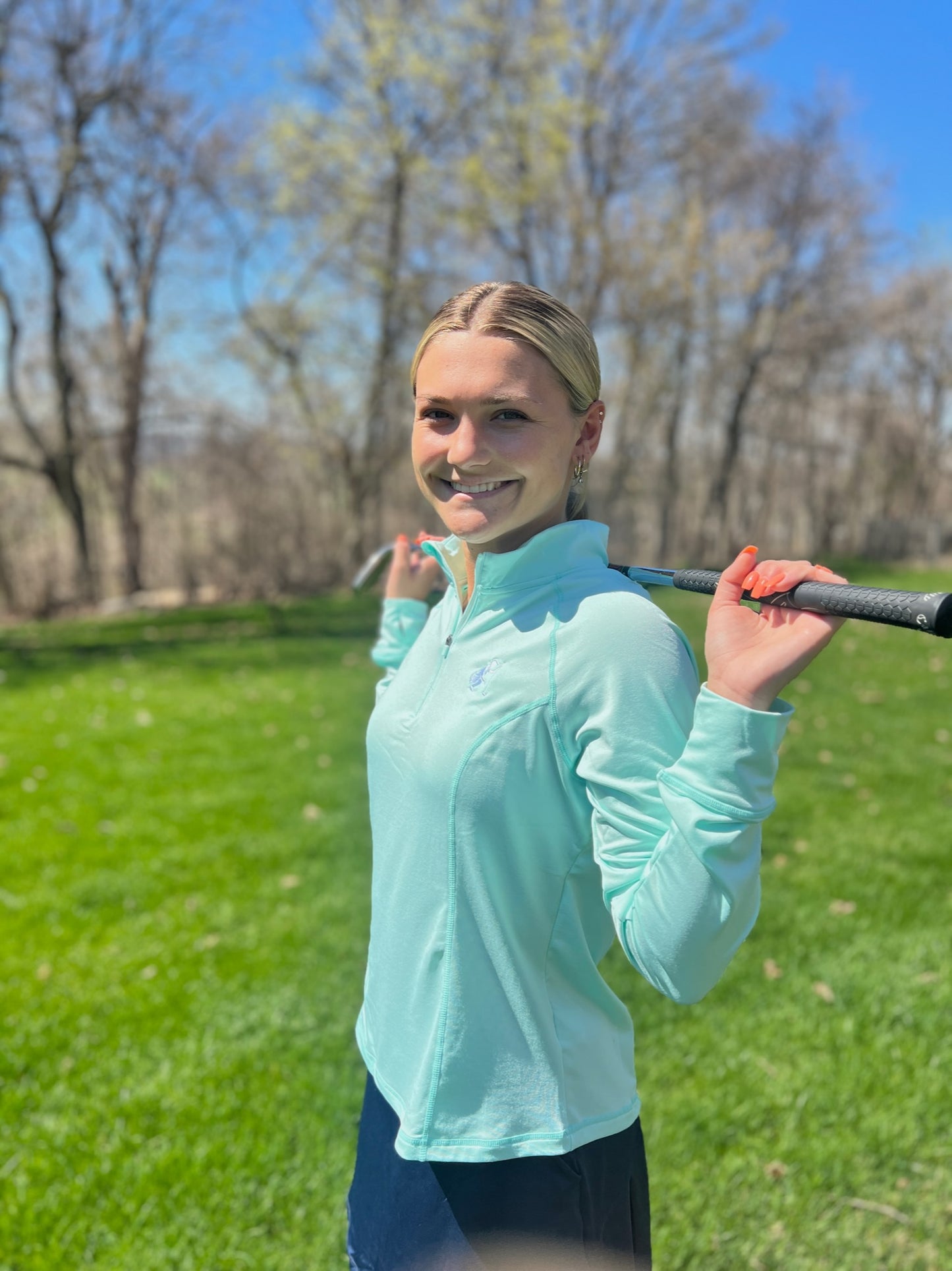 Putter Girl Quarter Zip Pullover