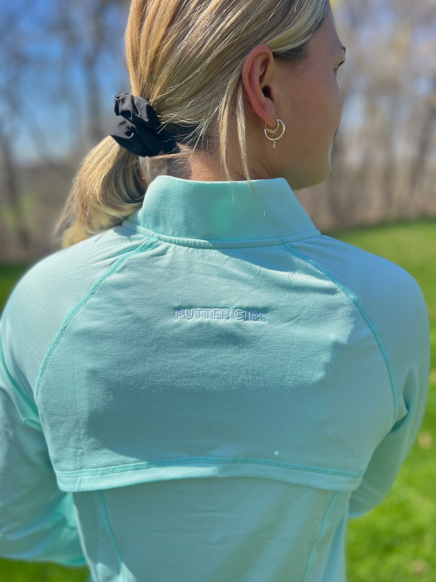 Putter Girl Quarter Zip Pullover