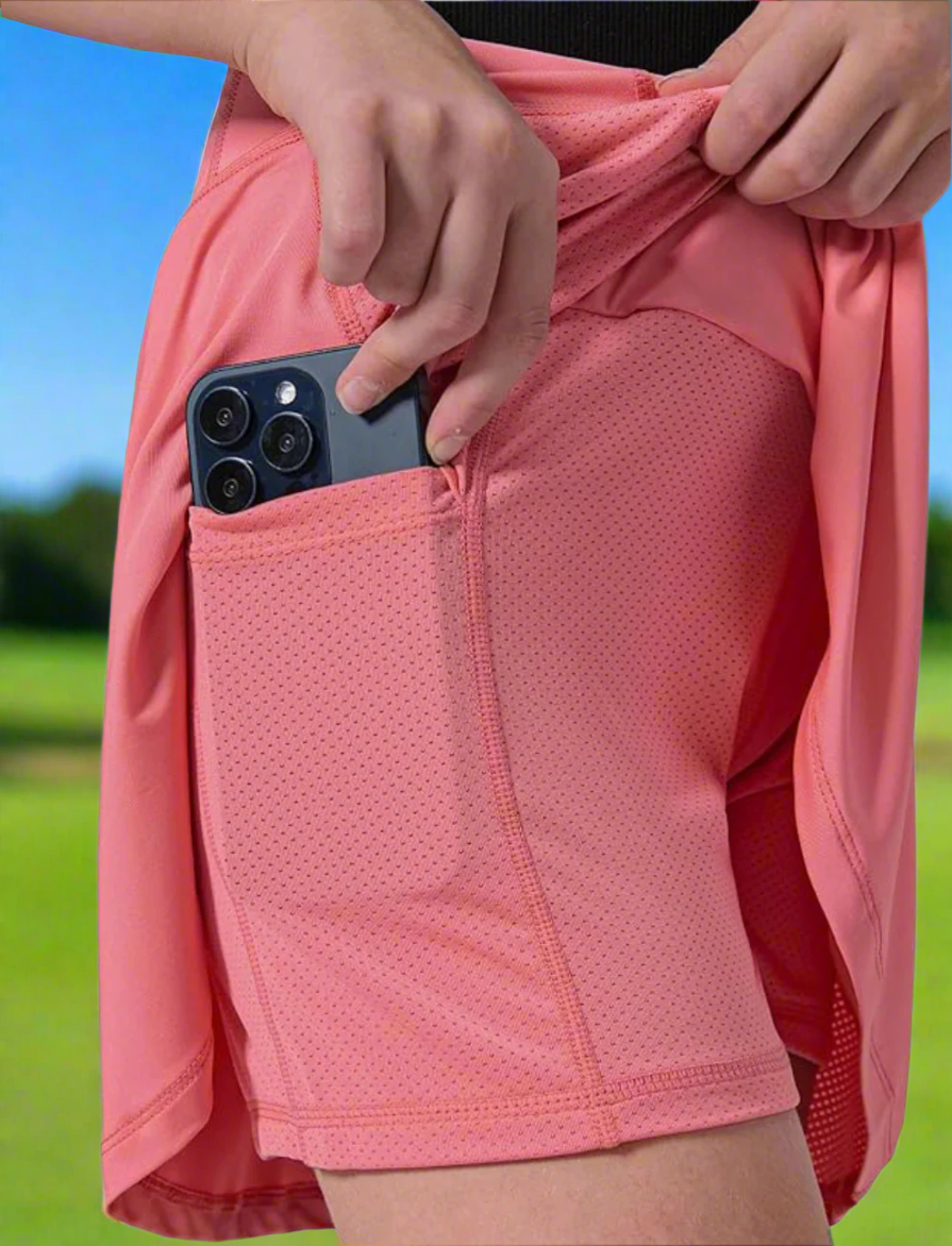 Miss Mesh Girls Golf Skirt