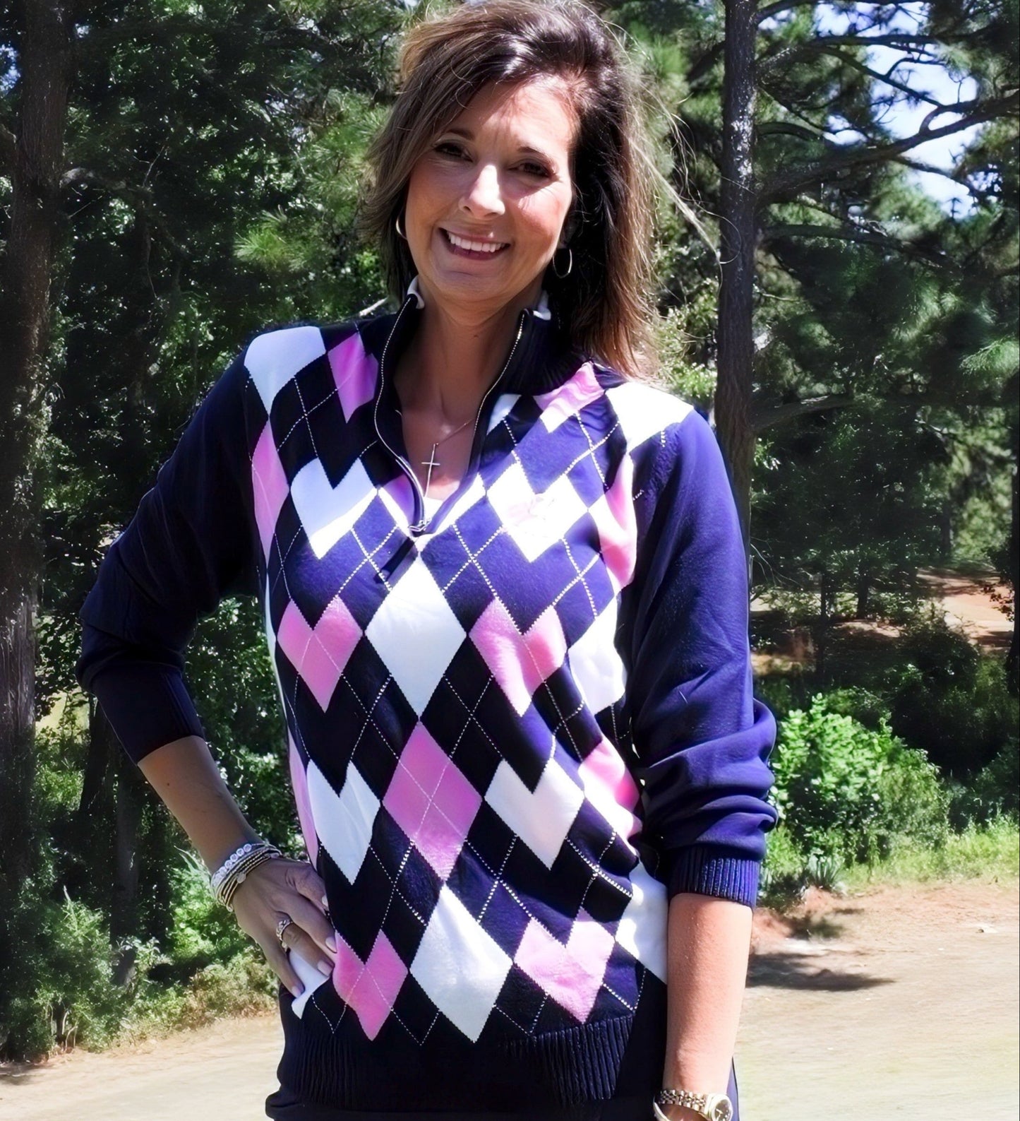 Fall Argyle Sweater