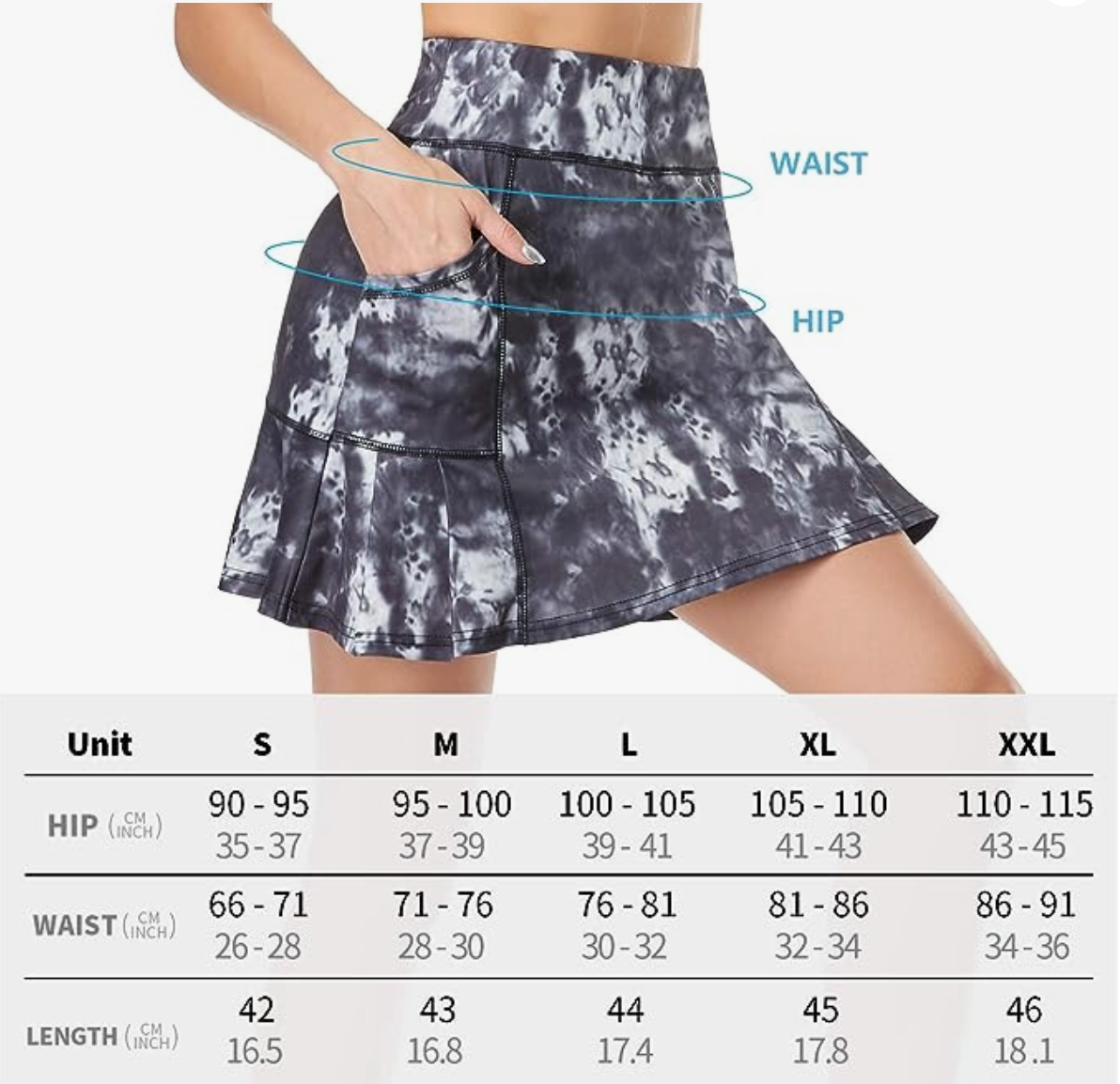 Putter Girl "Storm" Everywhere Skirt