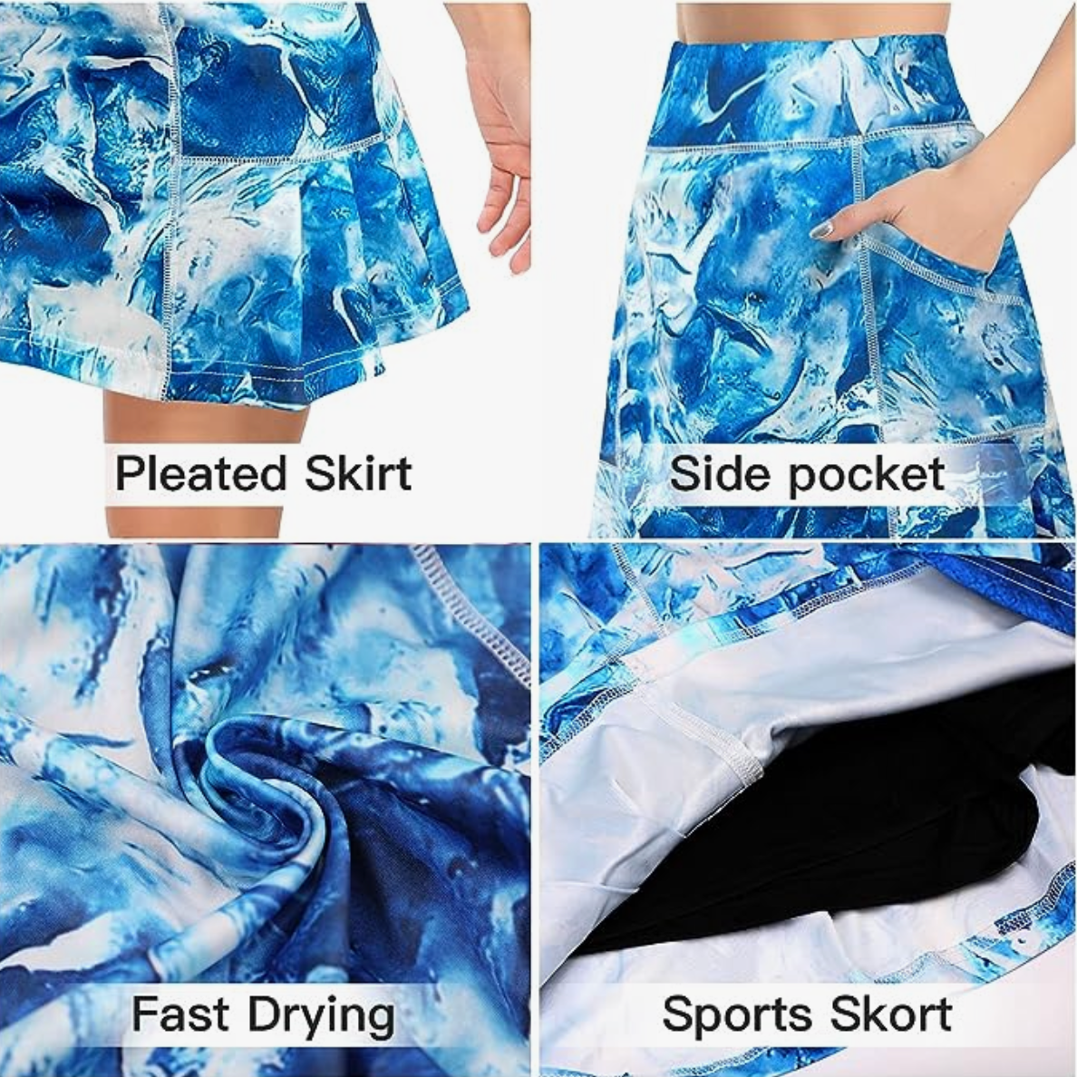 Putter Girl "Ocean" Everywhere Skirt