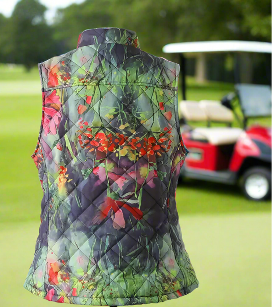 Water Color Quilted Vest