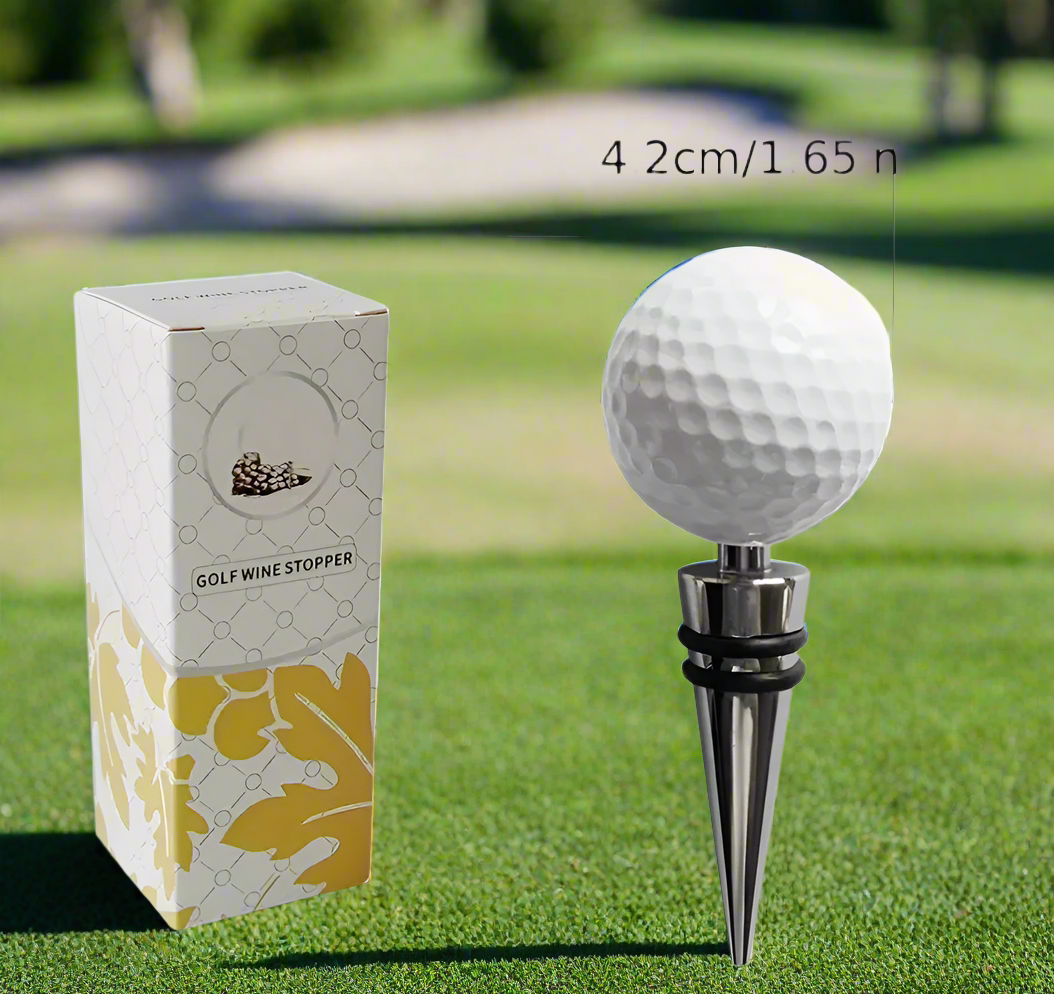 Golf Ball Wine Stopper