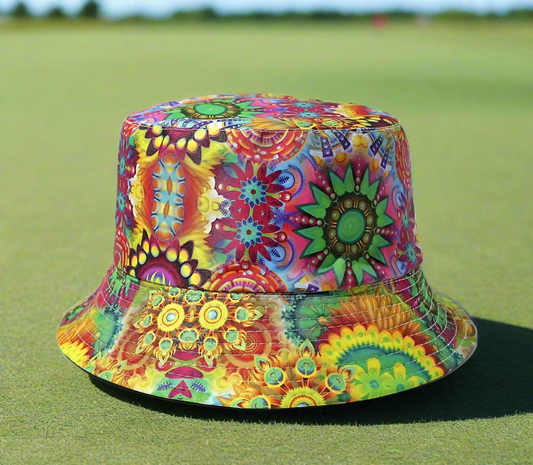 Peace Love Golf Bucket Hat
