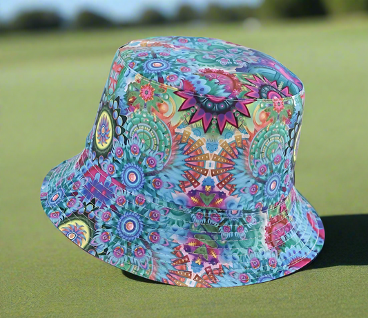 Peace Love Golf Bucket Hat
