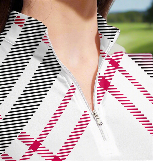 The Criss Cross Sleeveless Polo