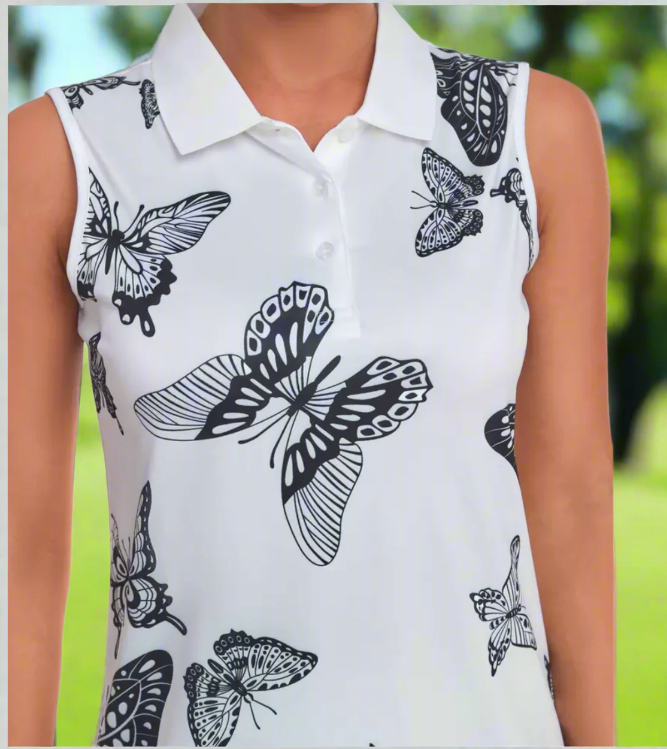 Putterfly Sleeveless Polo