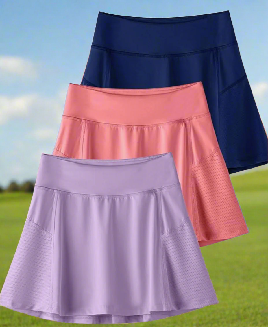 Miss Mesh Girls Golf Skirt