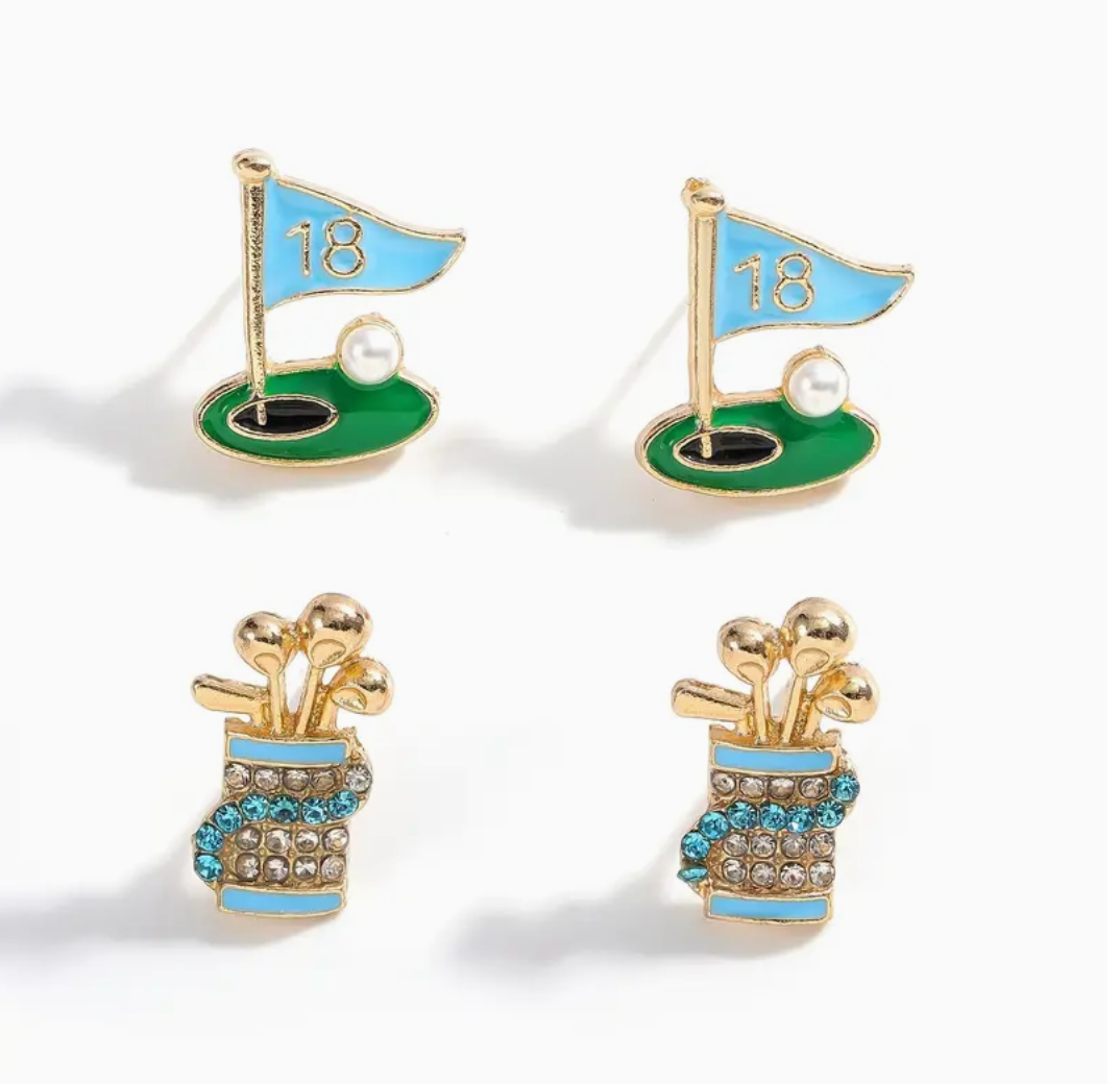 Flags and Bags Earrings