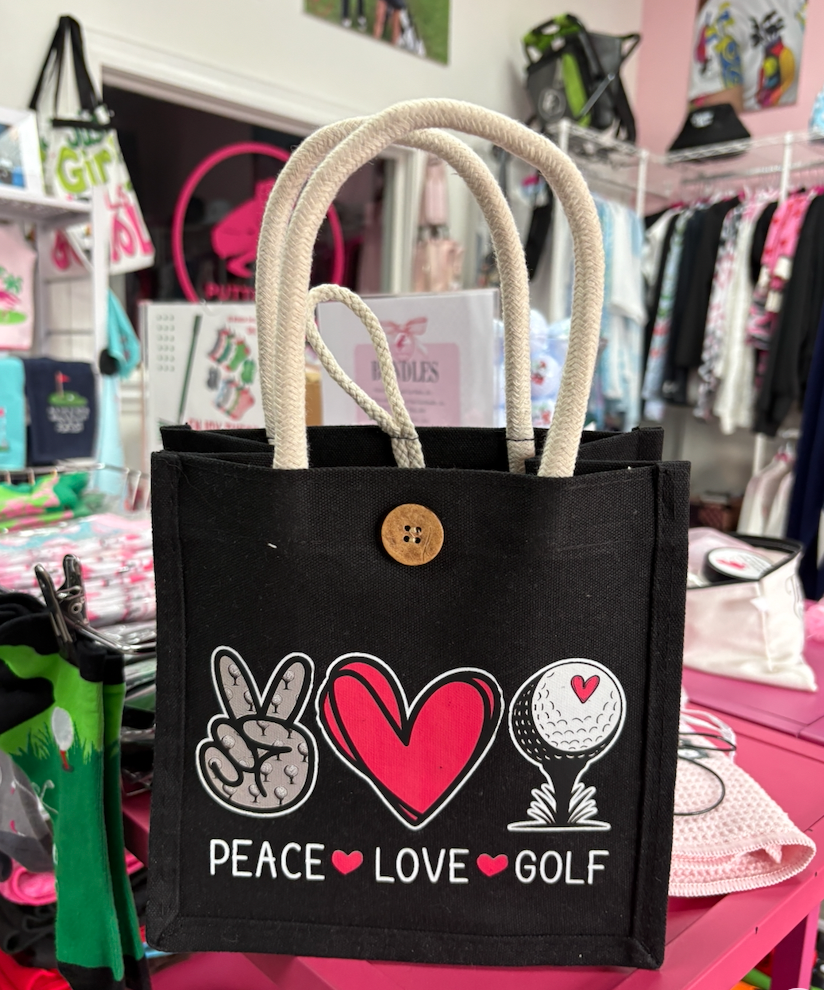 Peace, Love, Golf MIni Bag