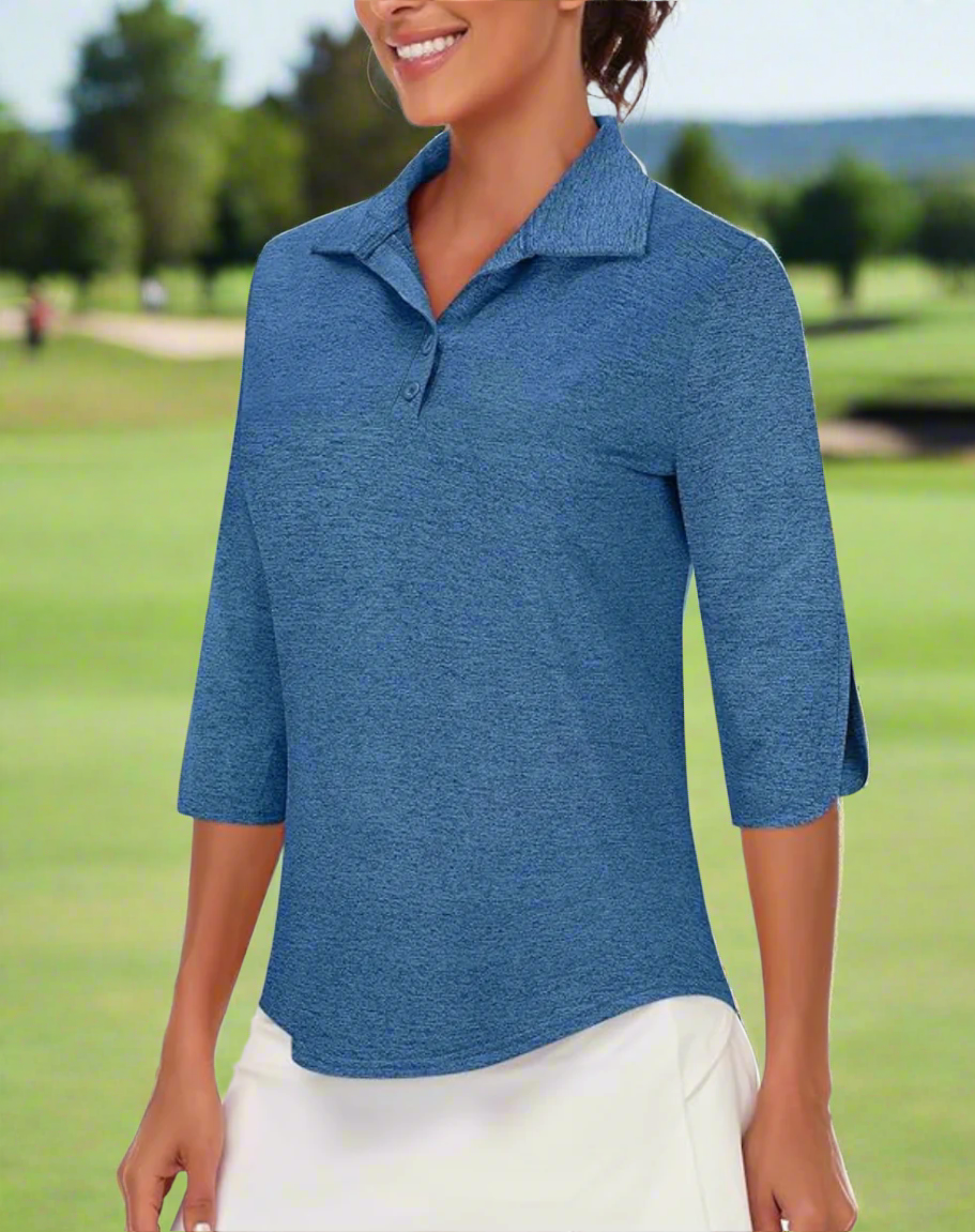 Tee Off 3/4 Sleeve Polo