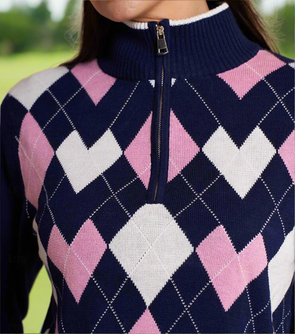 Fall Argyle Sweater