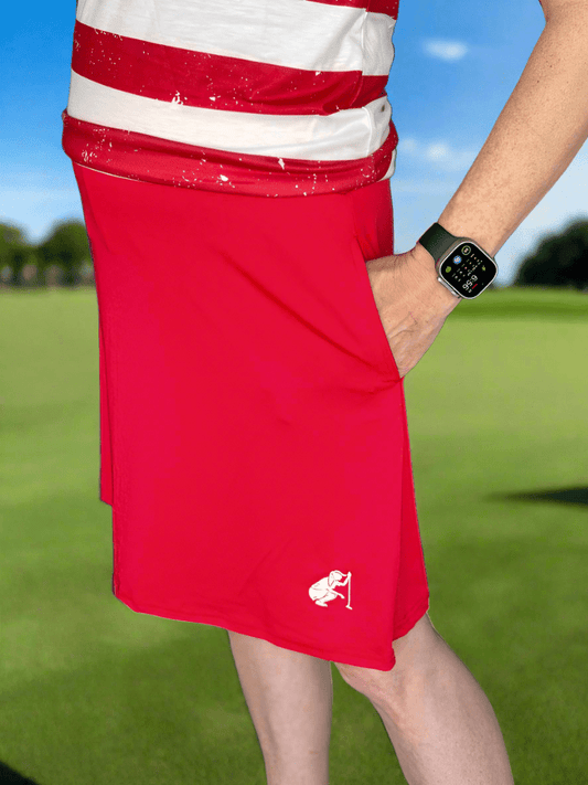 A Little Long Red Skirt - Putter Girl