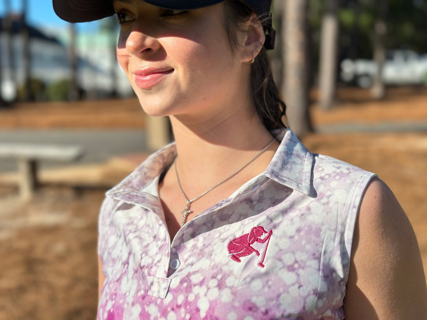 Bubbly Sleeveless Polo - Putter Girl