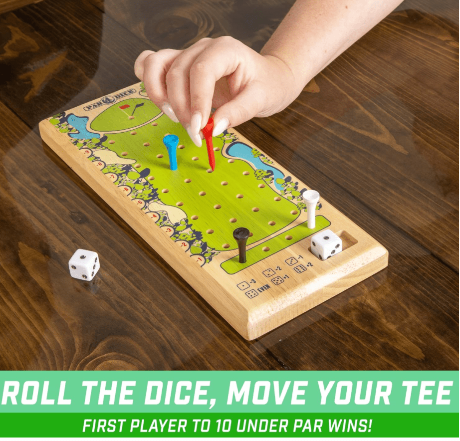 Par 4 Dice Golf Tabletop Game - Putter Girl