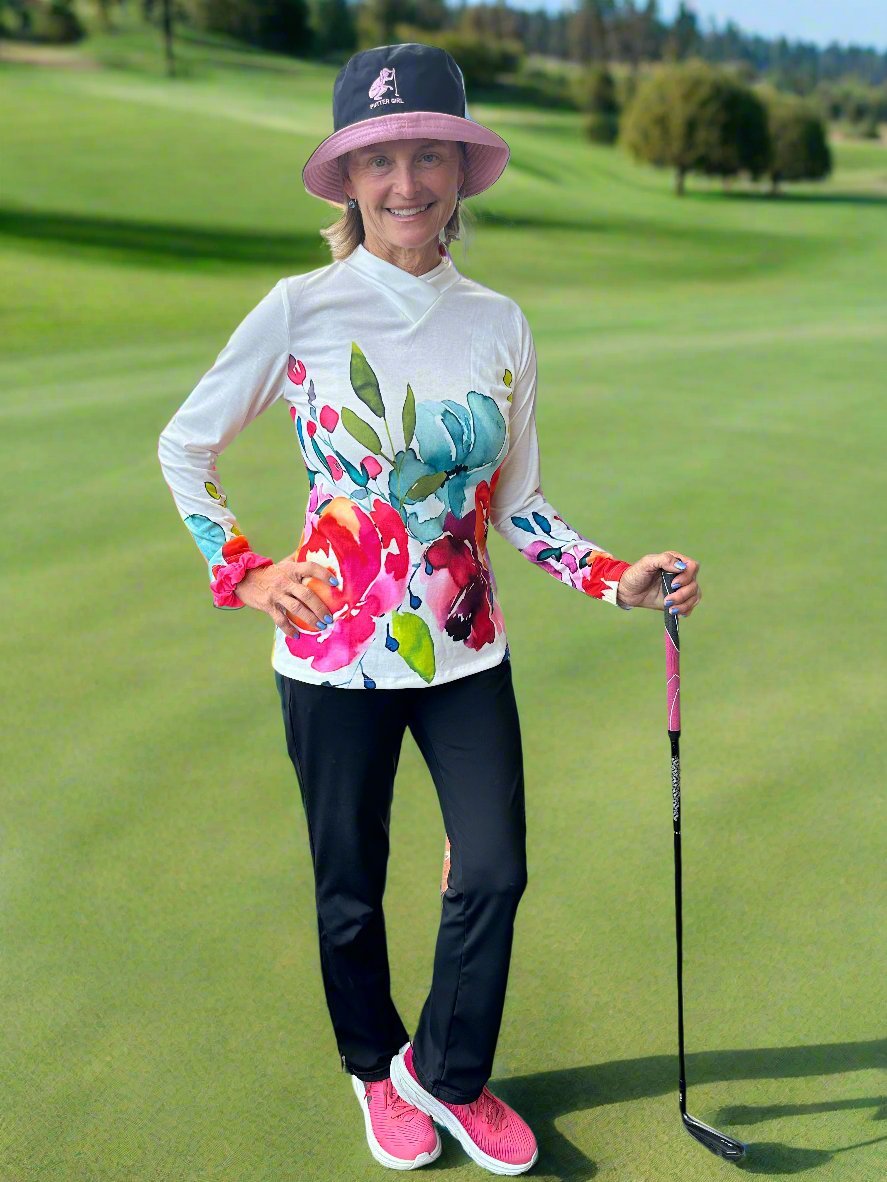 Vee Mock Tops - Putter Girl