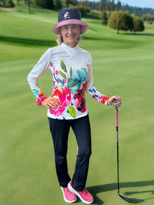 Vee Mock Tops - Putter Girl