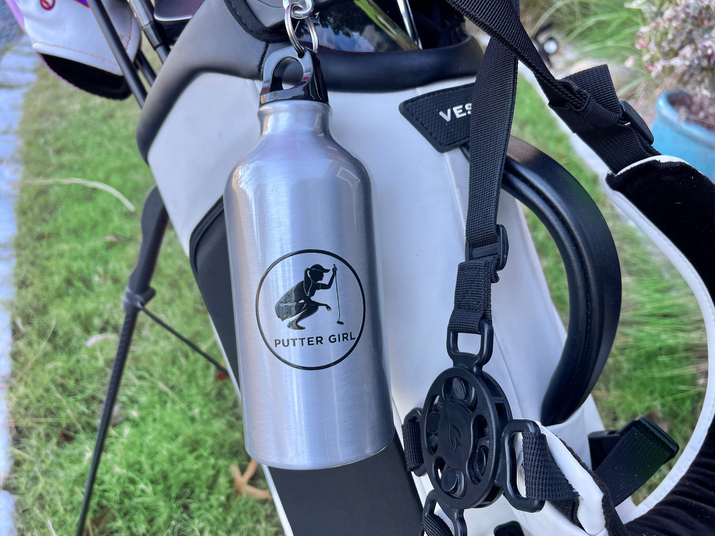 Beverage Bottle with Carabiner