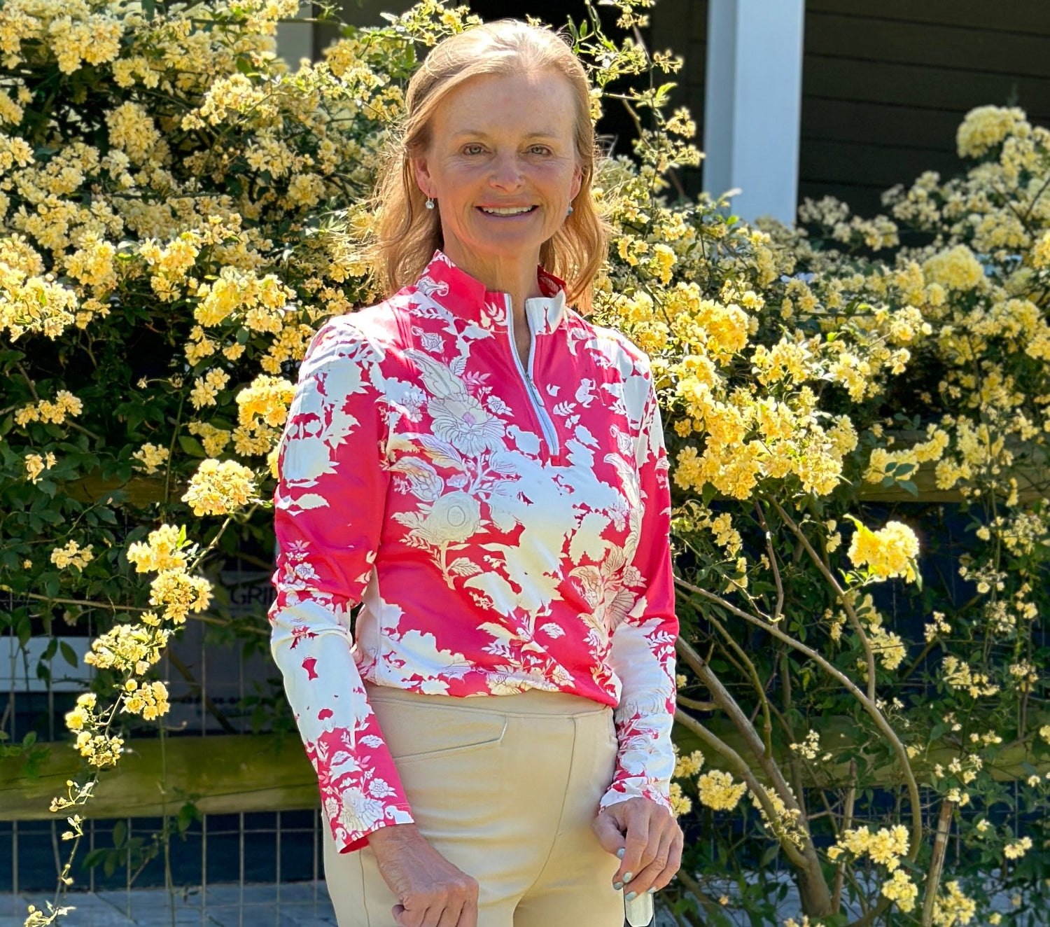 Flower Polos and Hats - Putter Girl