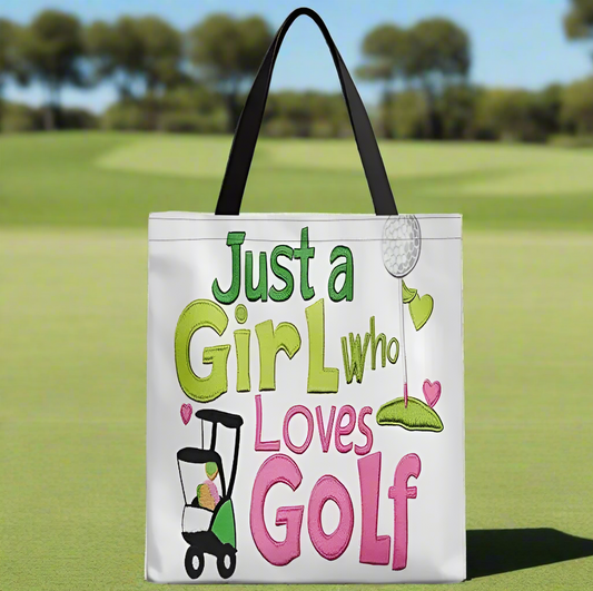 Just a Girl Who Loves Golf Bag