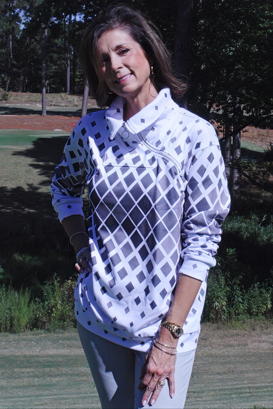 Grey Diamond Sweatshirt