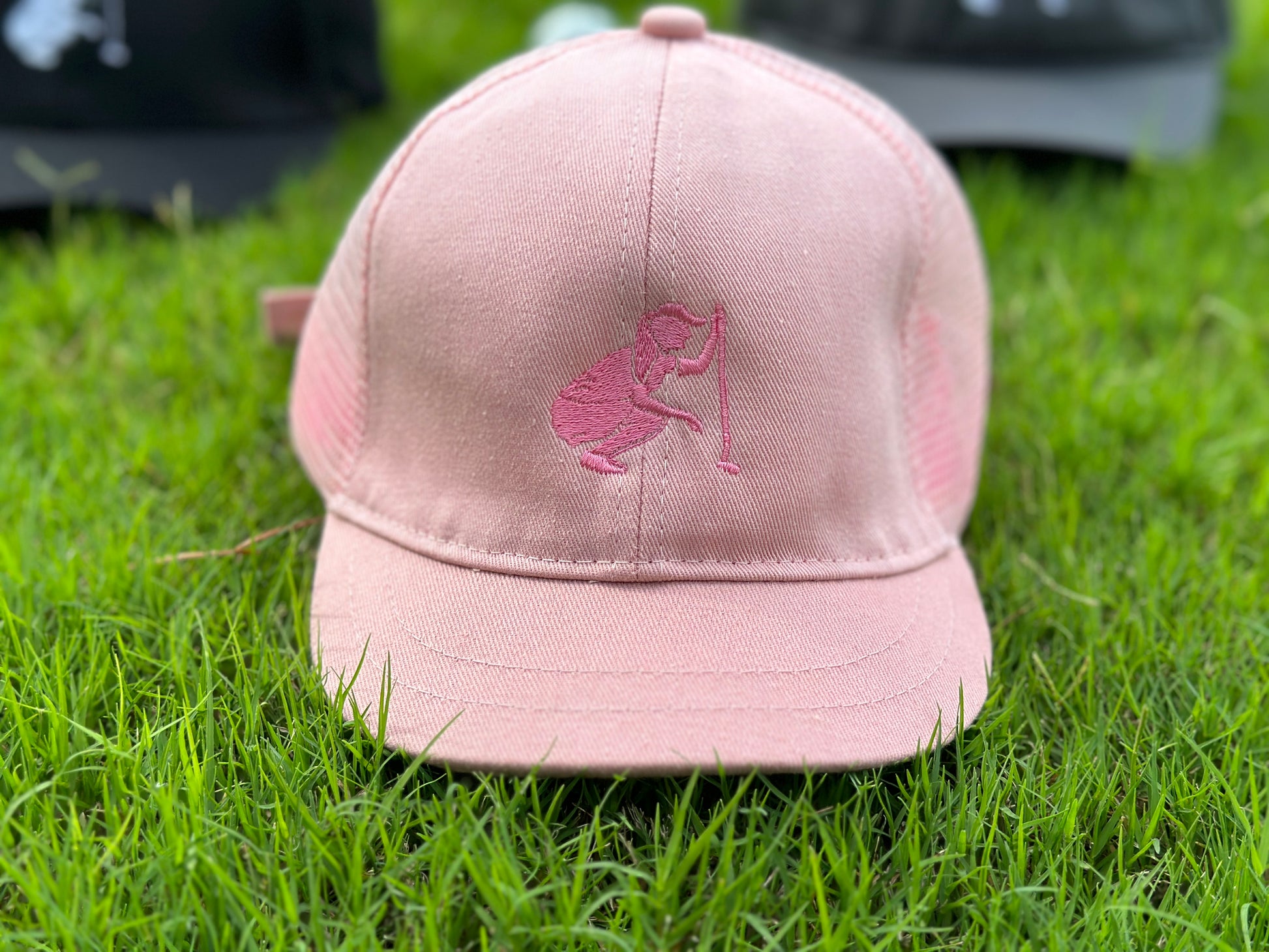 Pink Mesh Cap - Front