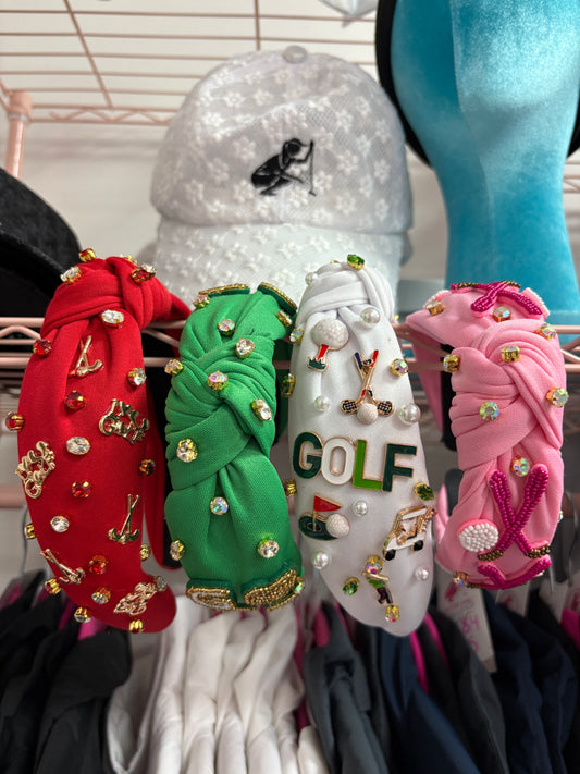 Knot-teed Rhinestone Hairbands