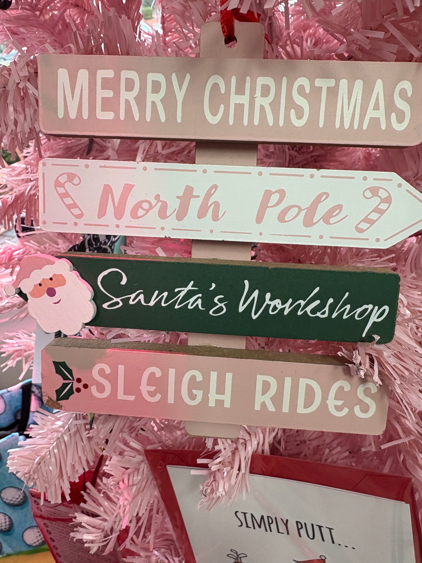 Putter Girl Christmas Ornaments