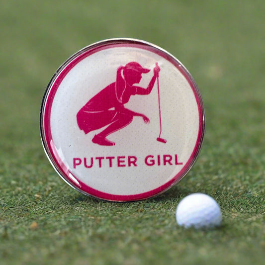 Putter Girl Ball Marker