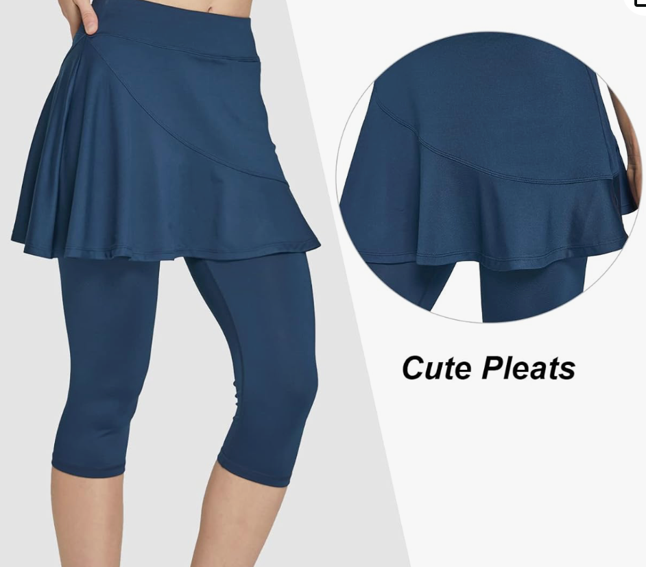 Cute Capris with Skirt