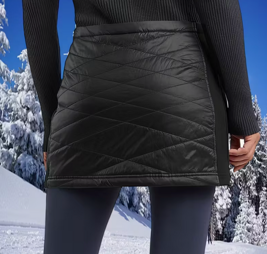 Black Thermal Golf Skirt