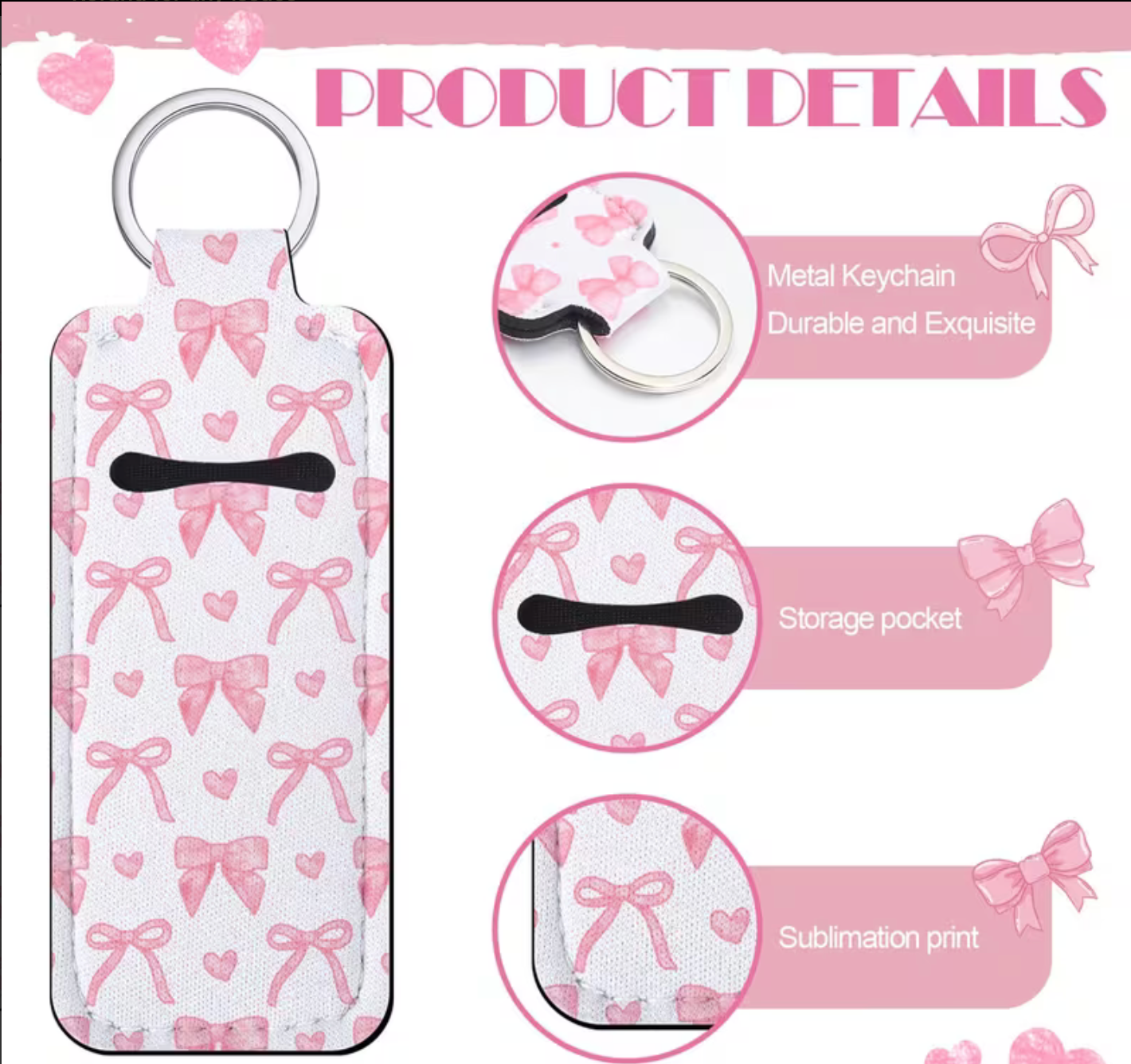 Lip Stick Holder and Keychain