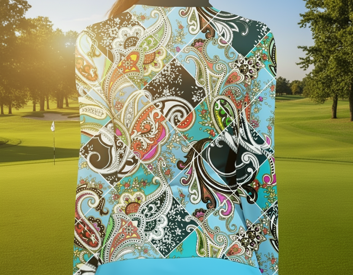 Kaleidoscope Long Sleeve Polo