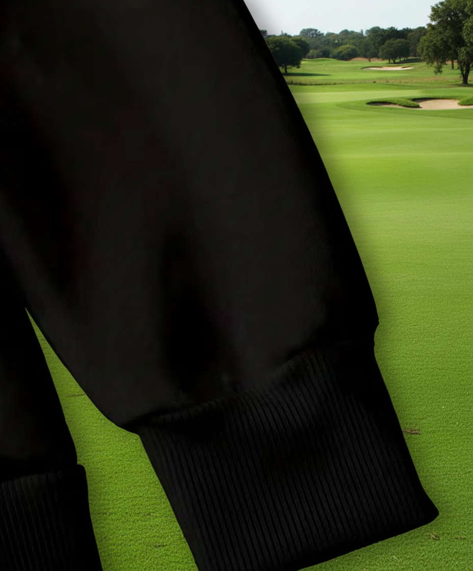 Sweatshirt with golf course background 