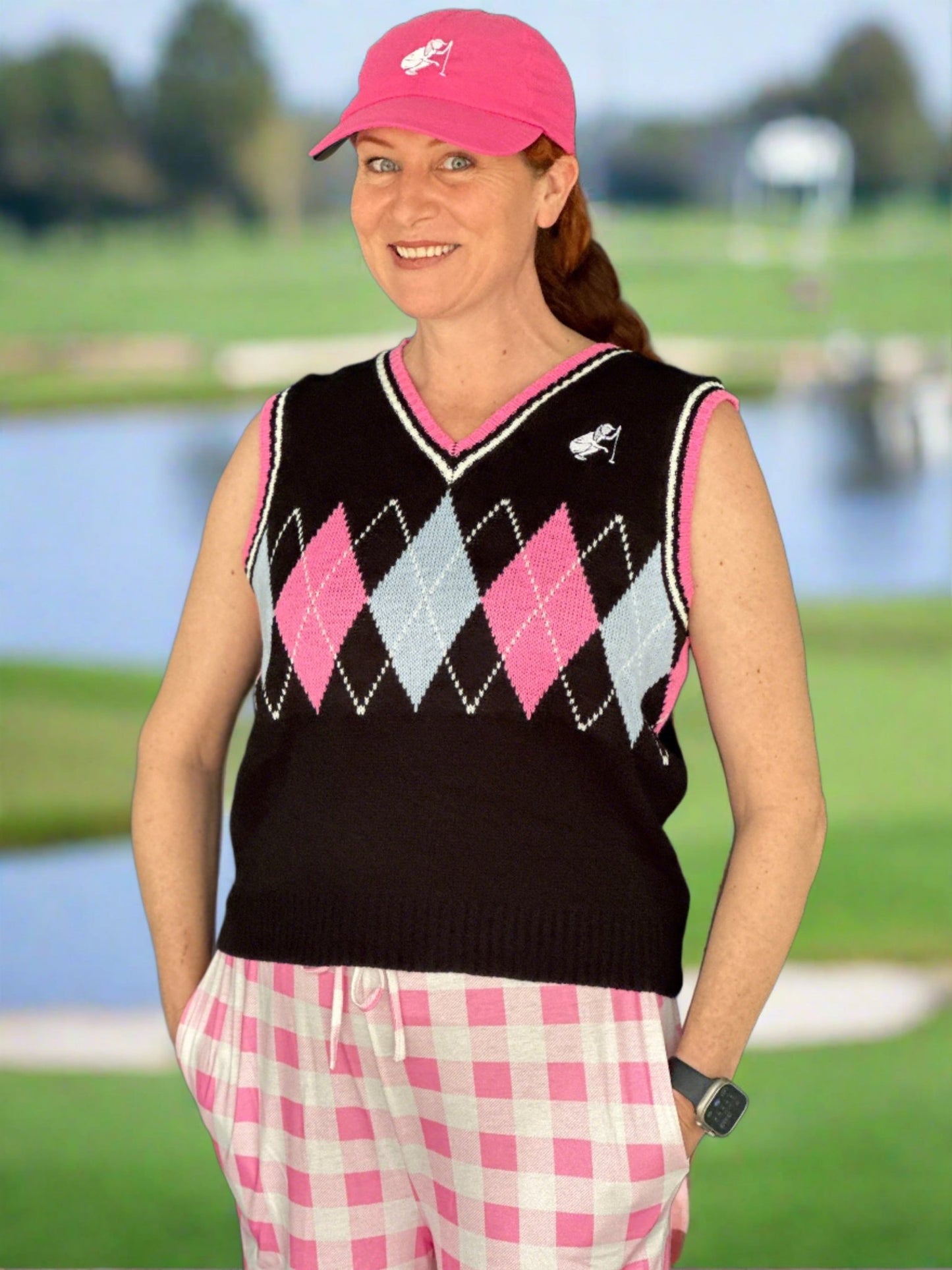 Argyle Sweater Vest - Putter Girl