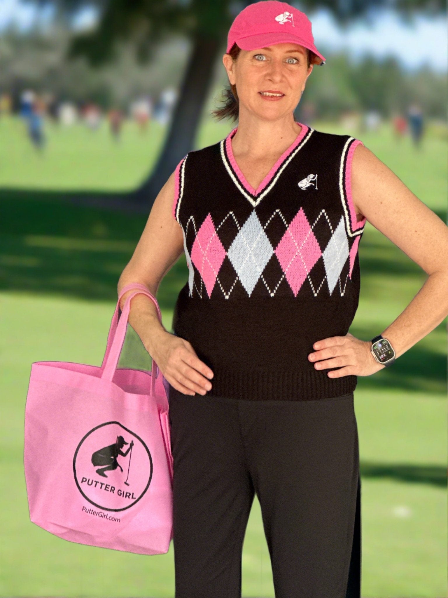 Argyle Sweater Vest - Putter Girl