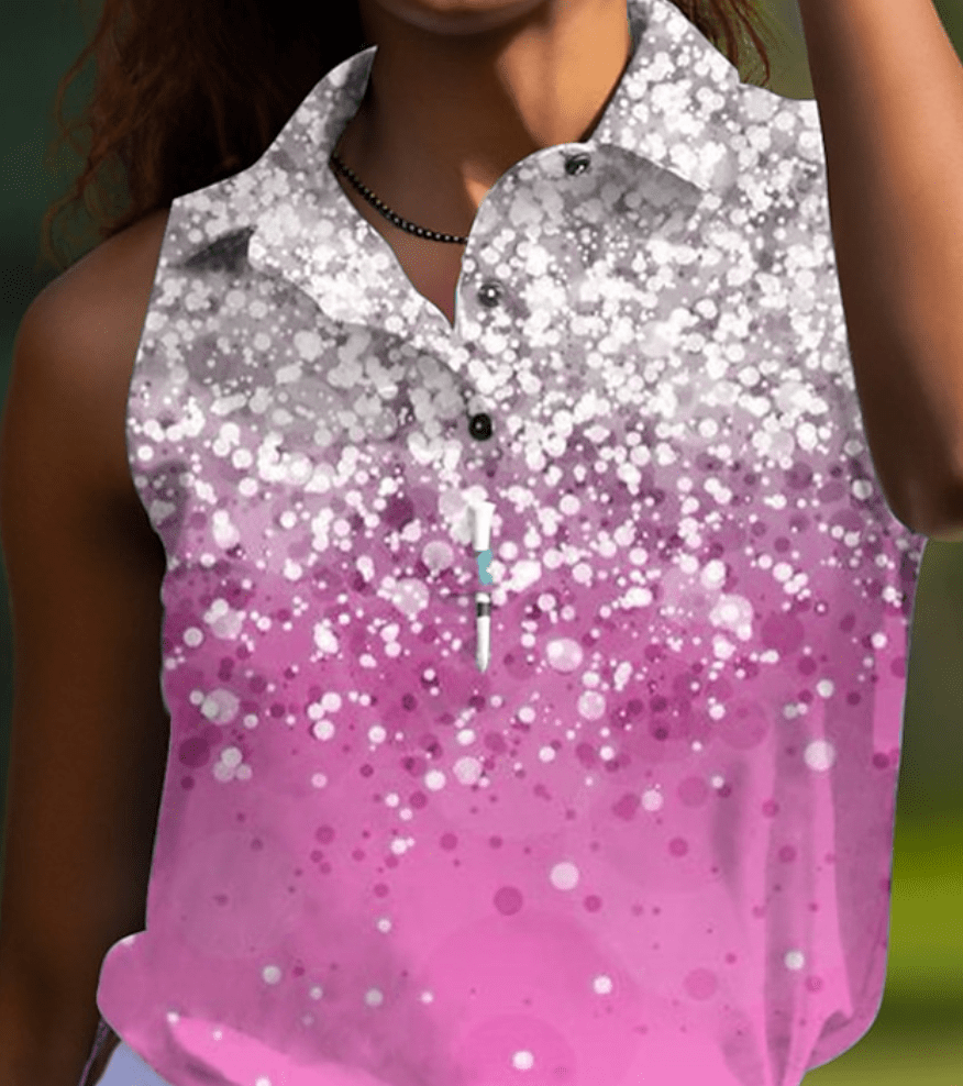 Bubbly Sleeveless Polo - Putter Girl