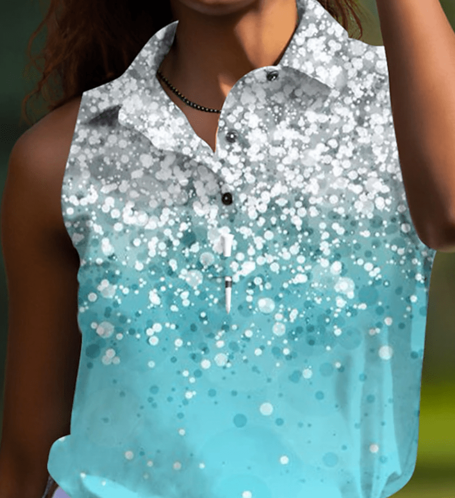 Bubbly Sleeveless Polo - Putter Girl