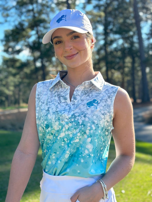 Bubbly Sleeveless Polo - Putter Girl