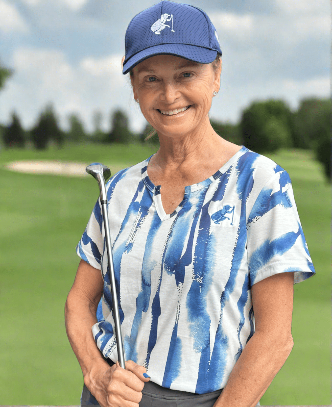 Cool Blue Tee - Putter Girl