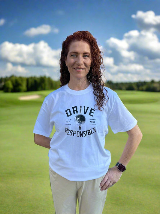 Drive Responsibly Tee Shirt - Putter Girl